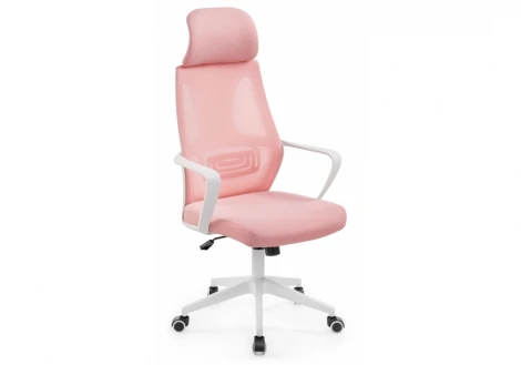 Компьютерное кресло Woodville Golem pink / white 15334