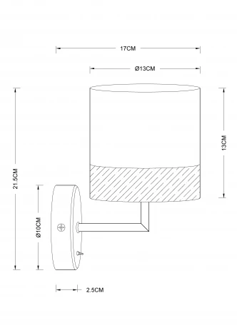 Бра Globo Chipsy 15221W
