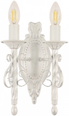 Бра Arte Milano AM342620 342620/2W WT+SL (220V, подсвечник, свеча)