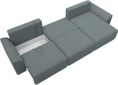 Диван угловой Лига-048 НПБ лонг Лига Диванов (Рогожка) арт.128486