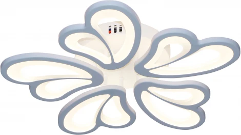 Люстра потолочная светодиодная Linda 10229/5 LED*77W Matt White