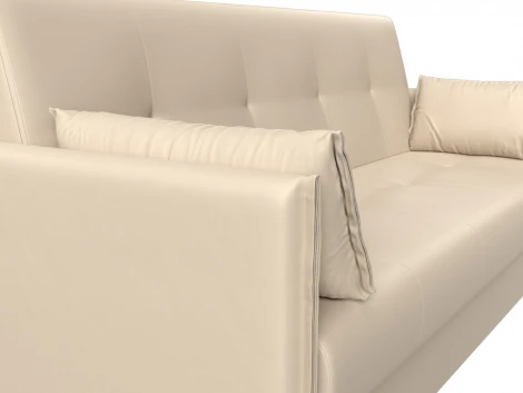 Диван-книжка Лига-018 (Бежевый/Экокожа) Лига Диванов арт.117883