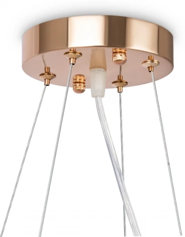 Подвесная люстра Lucrecia FR5217PL-08FG Freya (220V, на тросе, круглые)