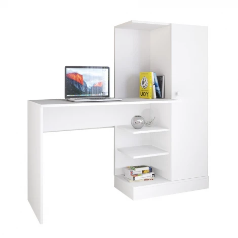 Стол компьютерный ТЭКС Квартет-6, белый