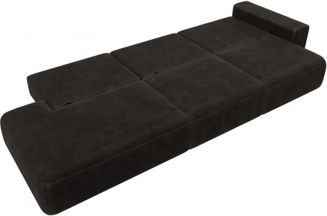 Диван прямой Лига-036 НПБ Модерн Лонг подлокотник справа Лига Диванов (Велюр) арт.127688