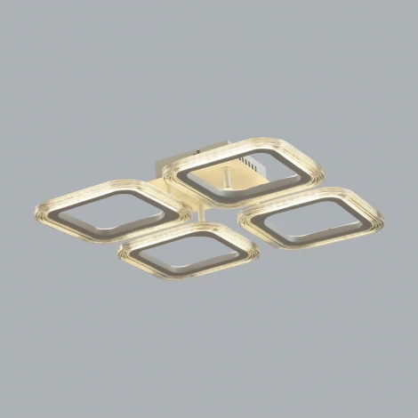 Потолочная люстра светодиодная с ПДУ Lumion Kvadro 8026/42CL белый/белый, металл/акрил LED 42W 3000-6000К 220V