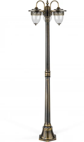 Наземный фонарь Oasis Light KRAKOV 1 L 87208LB/18 Gb (220V, фонарь, под старину, IP44)