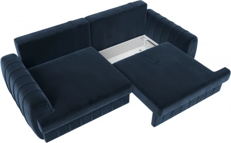 Диван прямой Лига-057 НПБ Лига Диванов (Велюр) арт.129218