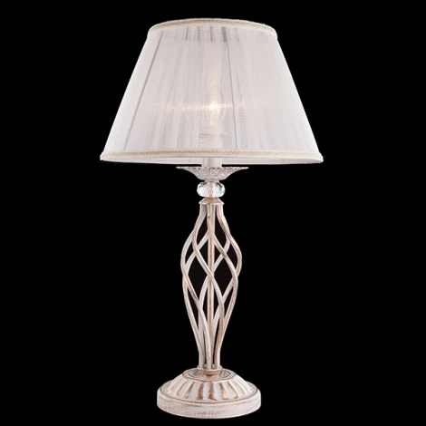 Интерьерная настольная лампа Eurosvet 01002-01003 01002/1 белый с золотом (220V)