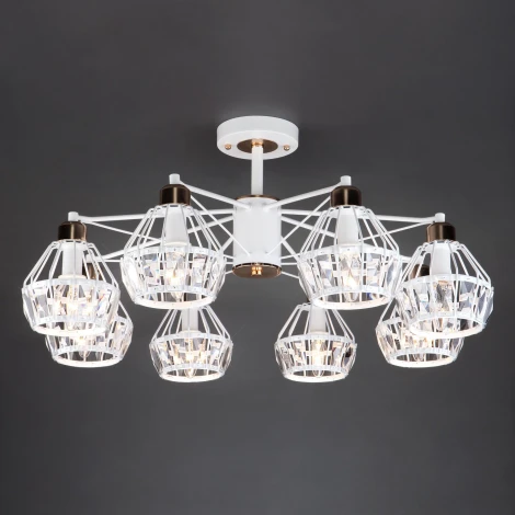 Потолочная люстра Eurosvet Lord 70075/8 белый (220V)