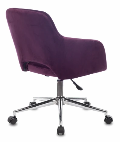 Кресло Бюрократ CH-380SL сливовый Italia 23 крестовина металл хром