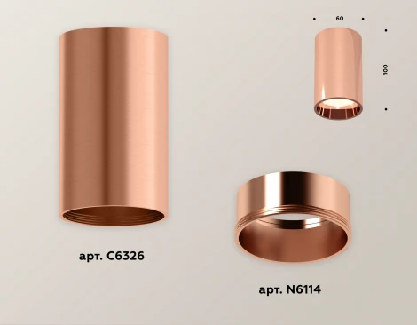 Накладной точечный светильник Ambrella Techno Spot XS6326001 (220V, круглые)