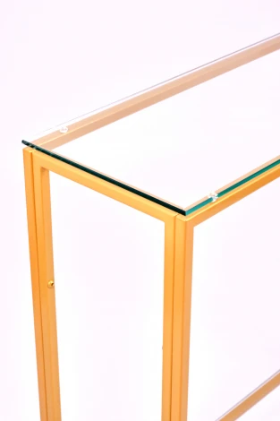 Консольный стол AllConsoles 1084-CG clear золотой