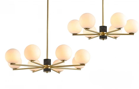 Потолочная люстра на штанге Mizi'en Grace MZ121552-6-670 (220V, шар)