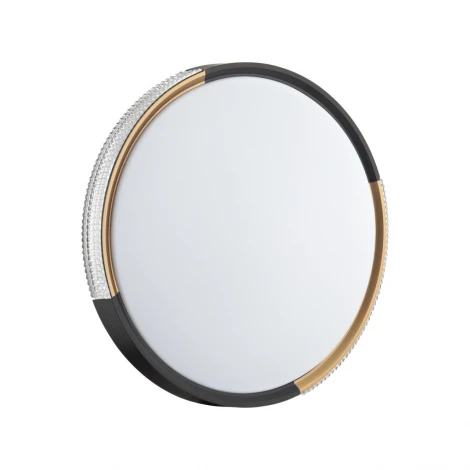 Настенно-потолочный светильник Sonex Velio 7629/ELN пластик/черный/золотистый LED 76Вт 3000/4000/6000K D490 IP43