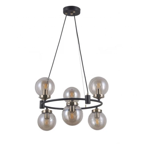 Подвесная люстра Omnilux Sorrento OML-94003-06 (220V, на проводе, шарики)