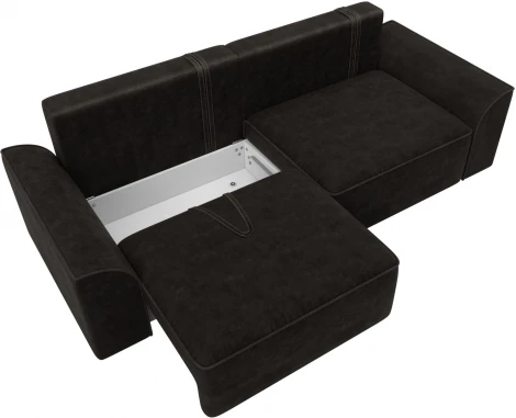 Диван прямой Лига-048 НПБ Лига Диванов (Велюр) арт.128223