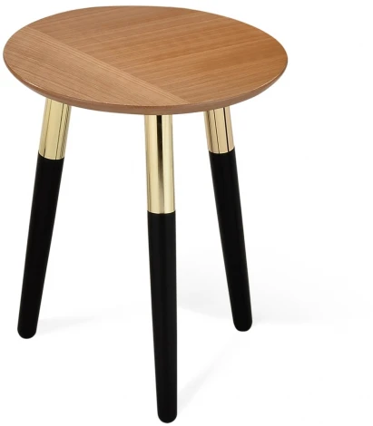 Столик журнальный SHT-CT17 дуб весенний/черное дерево/латунь Sheffilton 3540369201