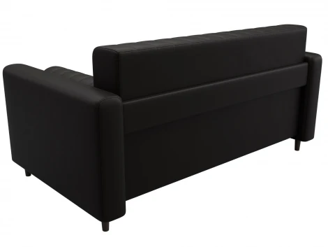 Диван прямой Лига-070 (ЛДСП,Брус,Фанера/Дерево/Экокожа/Коричневый) Лига Диванов 129750