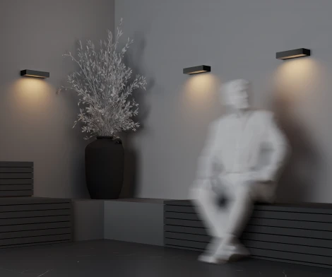 Уличный настенный светильник  Maytoni Lot O428WL-L10GF3K (LED, 220V, IP65)