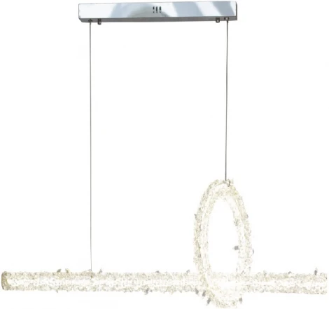 Подвесная люстра AM Group OVALE CH D1000+300 (220V, на тросе)