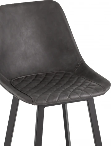 Стул барный TEXAS экокожа серый Stool Group (арт.УТ000038913)