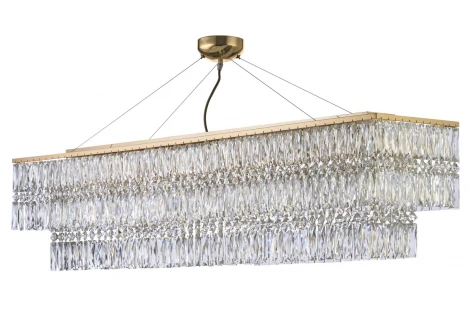 Подвесная люстра хрусталь Arti Lampadari Acquaro Acquaro E 1.5.120x30.102 GP