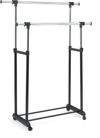 Вешалка NY-3295 хром/черный (металл)