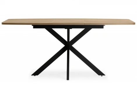 Стол деревянный Индиана 130x80 дуб кунео / черный 631622