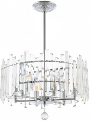 Подвесная люстра хрустальная на штанге Arte Milano Sorrento-2409 372409/6/350/470 CR (220V)