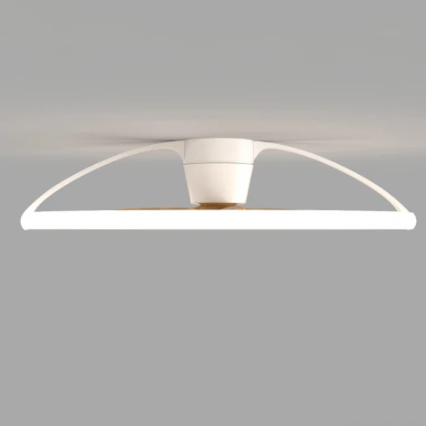 Потолочная люстра с вентилятором Mantra Nepal 7532 (LED, 220V, голосовое управление, пульт управления, управление смартфоном, круглые)