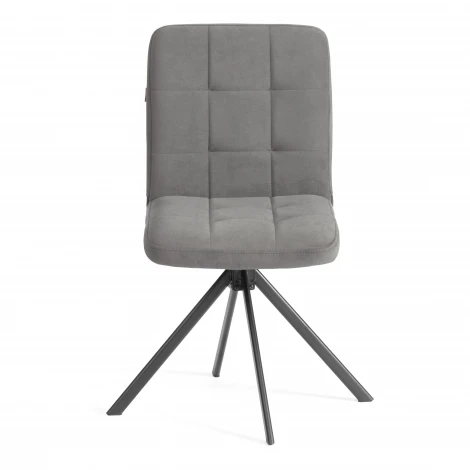 Стул обеденный Medeo Tetchair (Металл,Велюр/Серый) арт.24994