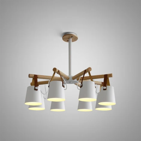 Люстра потолочная на штанге Natura C8 White ImperiumLoft Natura-C01 (178005-26) (220V)