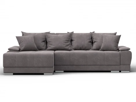 Диван угловой Лига-119 угол левый (ДСП,Брус,Фанера,ЛДС,Велюр/Бежевый) Лига Диванов 137095L