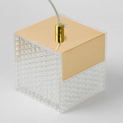 Подвесной светильник Lussole Duval LSP-7144 (LED, 220V, на проводе, куб)