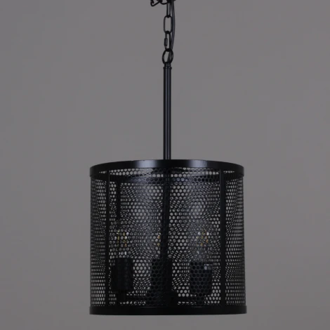 Подвесной светильник ILLUMICO IL1031-3P-05 BLACK (220V, на цепи)