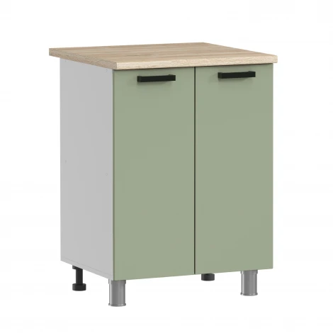 ГК Аленушка 1,6м Лаванда Фиcташка/Фисташка,черный (без столешницы)