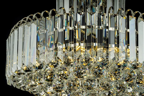 Подвесная люстра Arti Lampadari Ovada E 1.5.50.100 N (220V, хрусталь, на цепи)