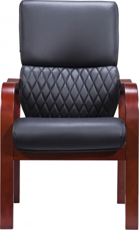 Компьютерное кресло Everprof President Wood CF Экокожа Черный