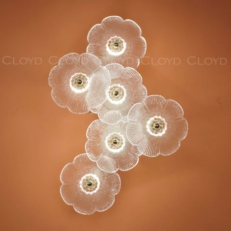 Настенный светильник светодиодный с цветами Cloyd Shambala 20424 (220V, цветы)