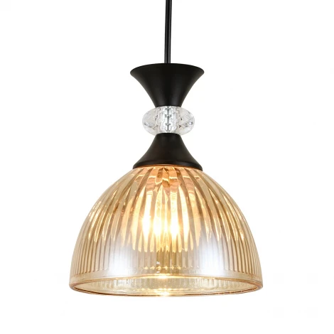 Подвесной светильник Escada 1112/1S E14*40W Black/Amber