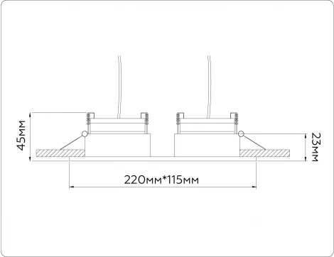 Встраиваемый точечный светильник Ambrella TECHNO SPOT TN51919 (220V)