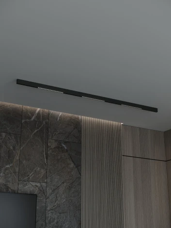 Трековая система в сборе накладная однофазная 48V Hesby Lighting ElDeko HSBL_kompl_E002_NI2B3K
