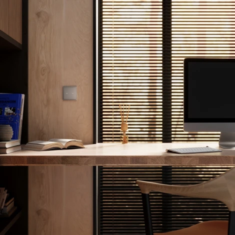 Клавиши для выключателя/переключателя двухклавишного (хлопок) Voltum S70 VLS002514