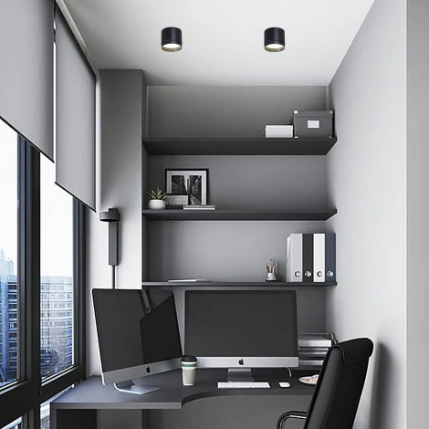 Точечный светильник Reluce 53007-9.5-001LD GX53 BK (220V)