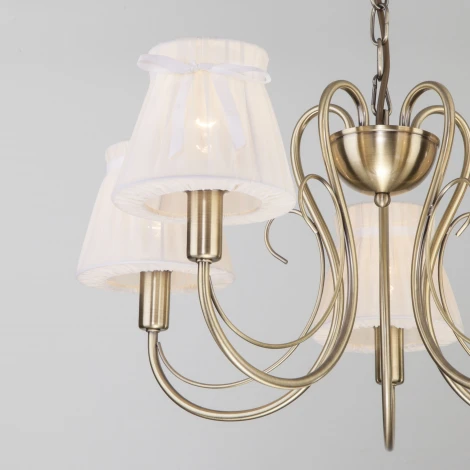 Подвесная люстра Eurosvet 60061 60061/5 античная бронза