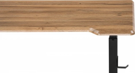 Компьютерный стол Маркос с механизмом подъема 120 (Маркос с механизмом подъема 120х75х75 дуб вотан / черный) Notta арт.578403