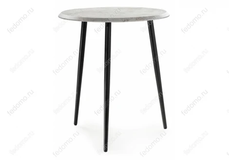 Журнальный столик Абелия мрамор белый / черный матовый