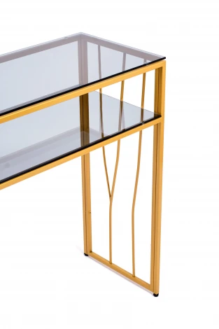 Консольный стол AllConsoles 1123-CG grey золотой