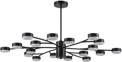 Потолочная люстра на штанге Lumion Torina 8117/18 черный, металл LED GX53 18*7W 220V